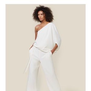 White Jumpsuit by Halston Heritage
